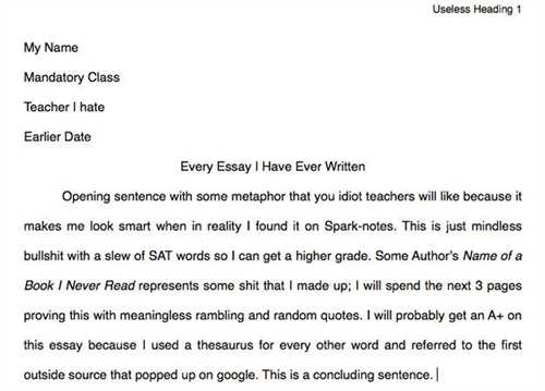 College essay