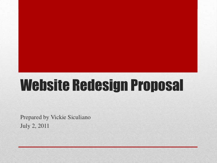 Website proposal