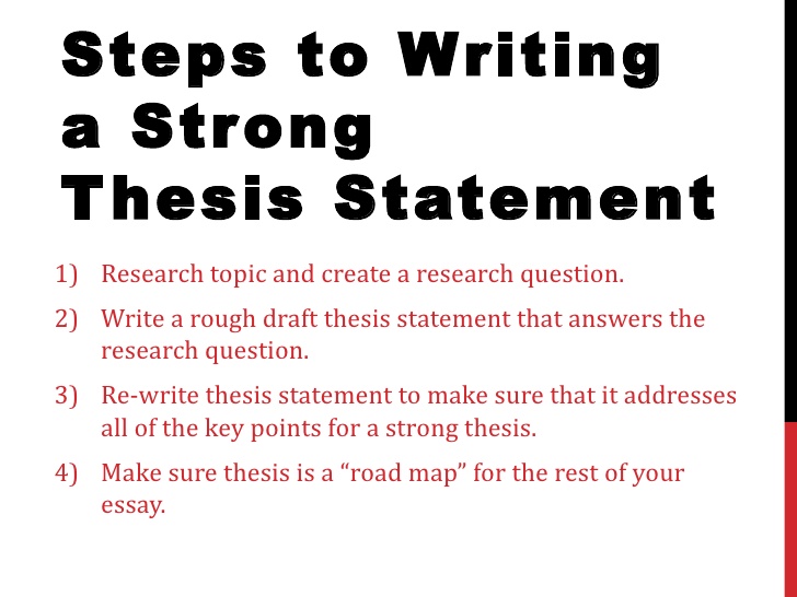 Write a good thesis